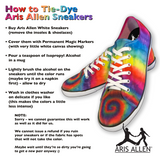 Aris Allen Men's White Retro Canvas Dance Sneakers - NARROW - *Only Large Sizes*