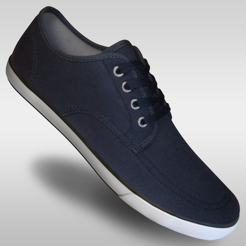 Aris Allen Men's Navy Canvas Oxford Dance Sneakers  *Limited Sizes*