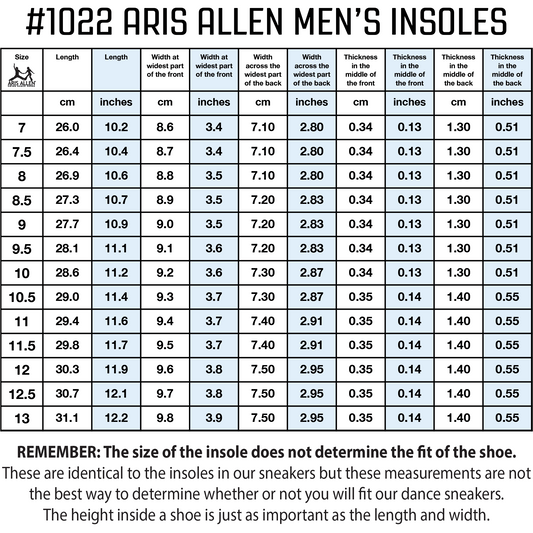Aris Allen Men's Molded Foam Insoles