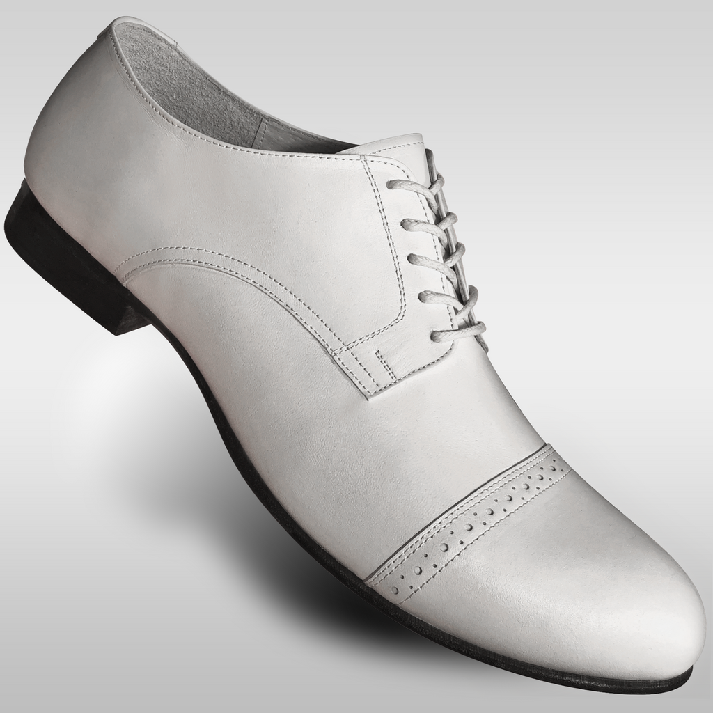 Aris Allen Men's 1932 White Captoe Swing Dance Shoes *Closeout*