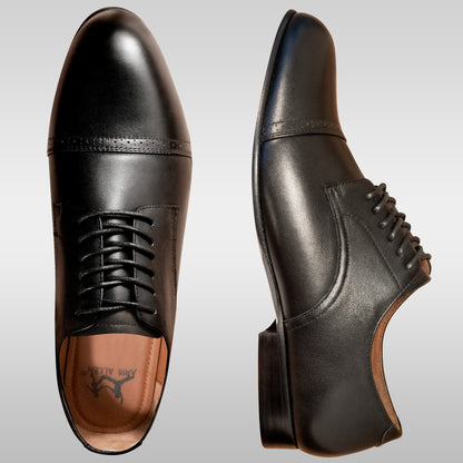 Aris Allen Men's 1932 Black Captoe Swing Dance Shoes
