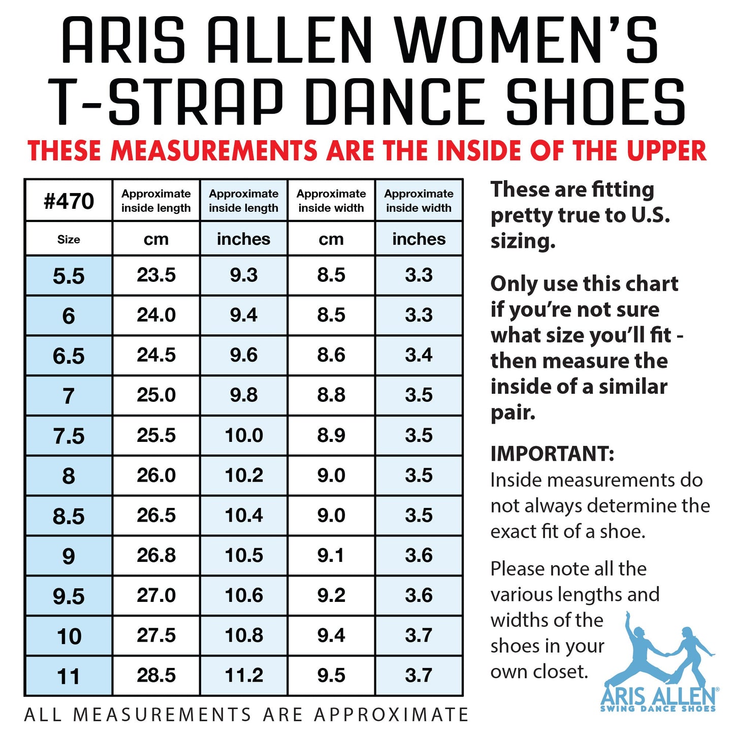 Aris Allen Women's Black and White T-Strap Dance Shoes