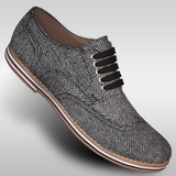 Aris Allen Men's Woven Herringbone Wingtip Dance Shoes