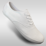 Aris Allen Men's White Retro Canvas Dance Sneakers - NARROW - *Limited Sizes*
